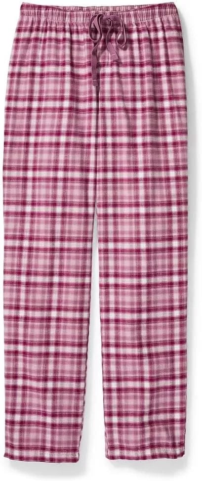 imageEddie Bauer Womens Stines Favorite Flannel Sleep PantsDark Berry