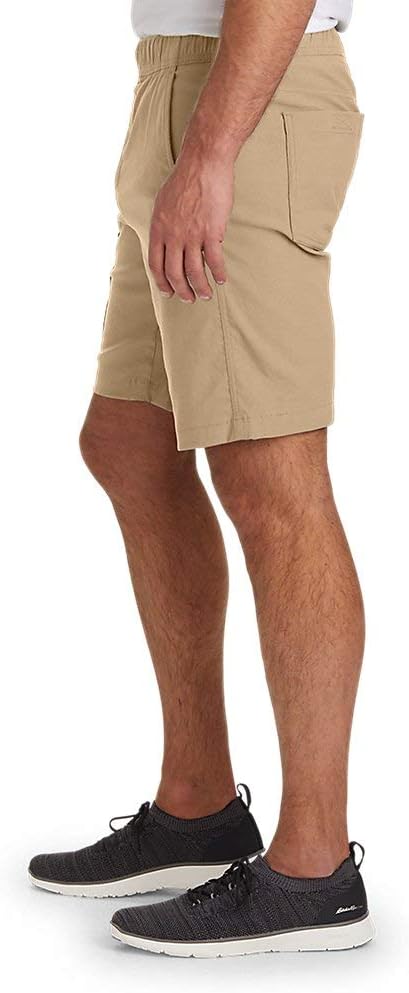 Eddie Bauer Mens Rainier PullOn ShortsLight Khaki