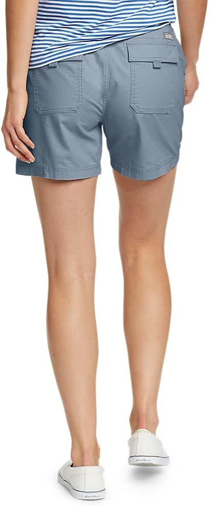 Eddie Bauer Womens Adventurer Stretch Ripstop ShortsPlus Chambray Blue