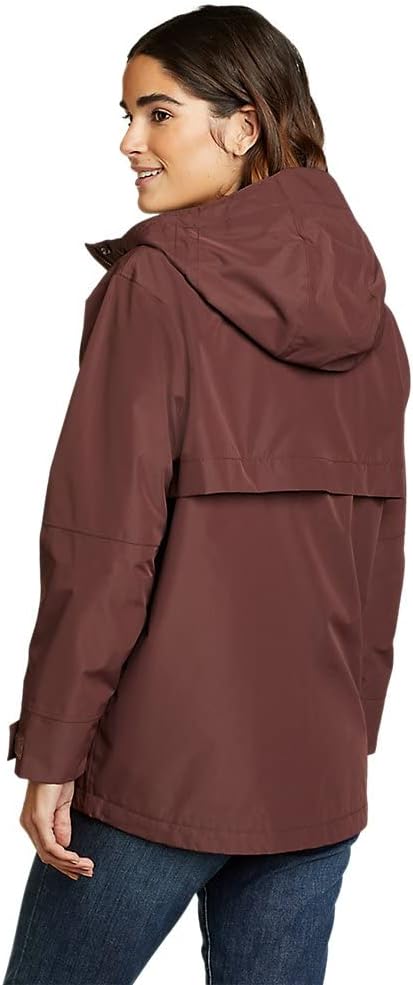 Eddie Bauer Womens Rainfoil Utility JacketRegular Redwood