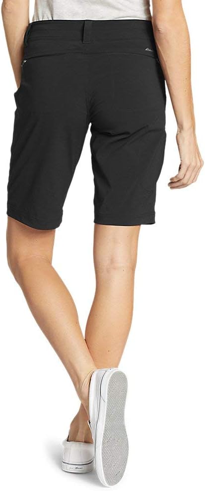 Eddie Bauer Womens Sightscape Horizon Bermuda ShortsBlack