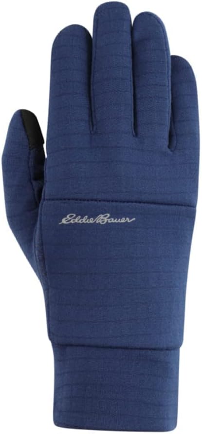 Eddie Bauer Womens Cold Weather Performance GlovesGrid Fleece Navy