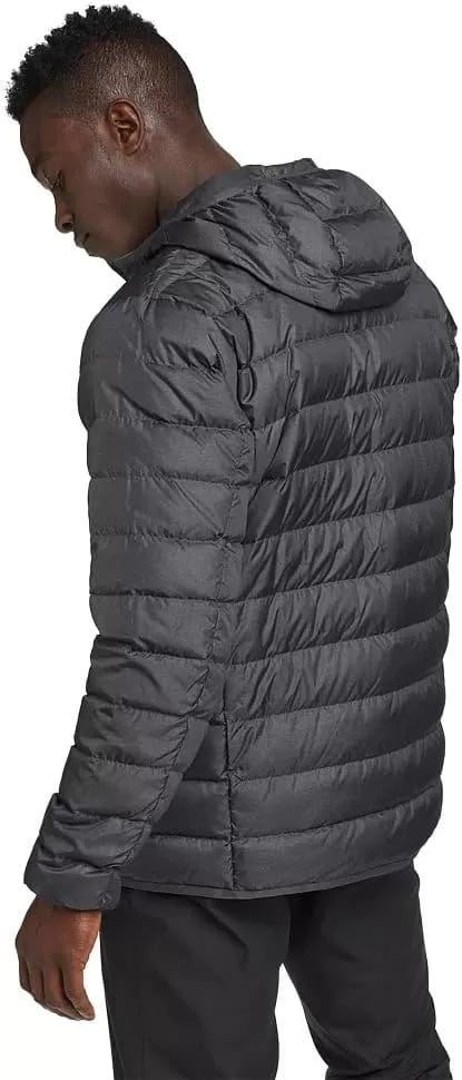 imageEddie Bauer Mens CirrusLite Hooded Down JacketDk Smoke Htr Recycled