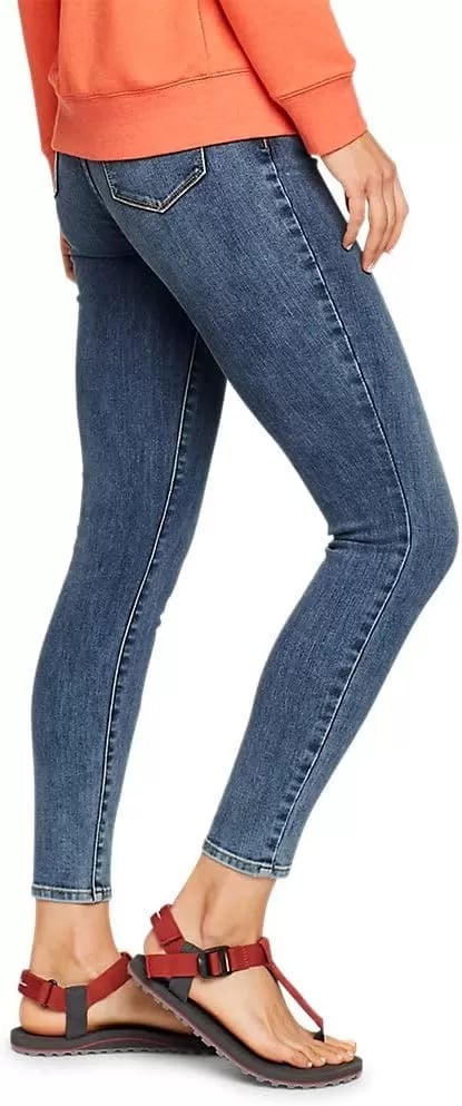 imageEddie Bauer Womens Voyager HighRise Slightly Curvy Skinny JeansCreek