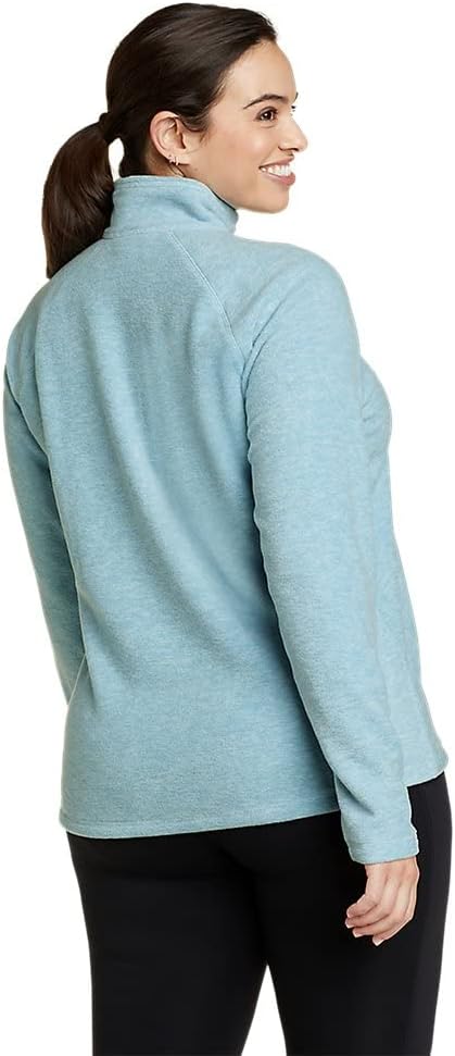 imageEddie Bauer Womens Quest Fleece 14Zip  SolidCoast