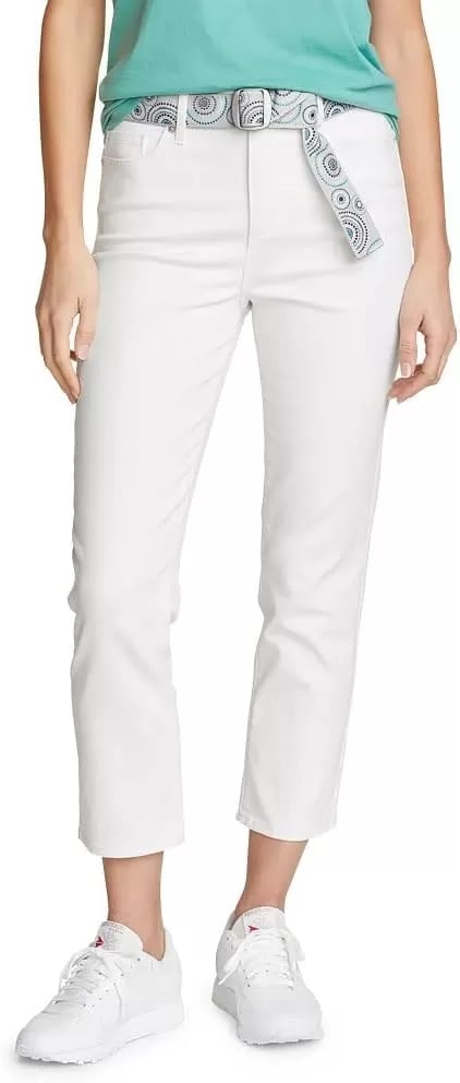 imageEddie Bauer Womens Voyager Crop JeansWhite