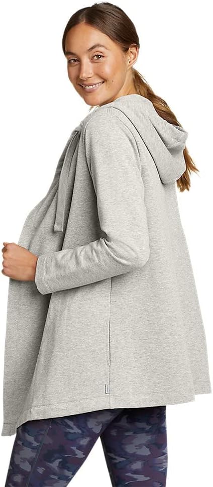 Eddie Bauer Womens Motion Cozy Camp Open WrapPetite Heather Gray