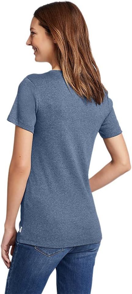 Eddie Bauer Stines ShortSleeve Crew TShirtDusted Indigo