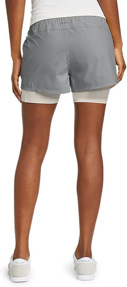 Eddie Bauer Womens Cove Trail ShortsRegular Frost Gray