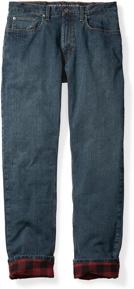 imageEddie Bauer Mens H2Low Flex FlannelLined JeansSlate Blue