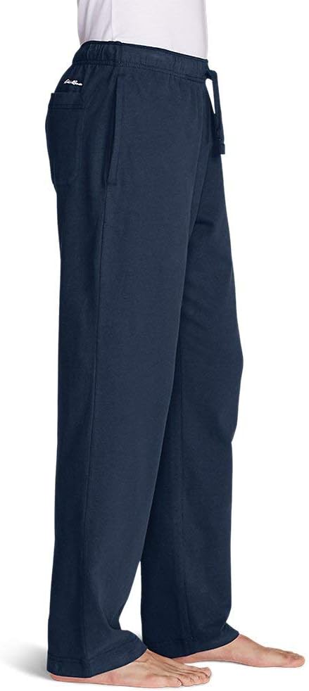 Eddie Bauer Mens Legend Wash Jersey Sleep PantsRegular Washed Navy