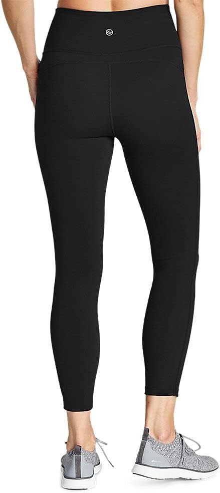 Eddie Bauer Womens Movement Lux HighRise 78Length LeggingsPlus Size Black