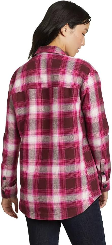 imageEddie Bauer Womens Campfire Bonding FlannelDk Chinaberry