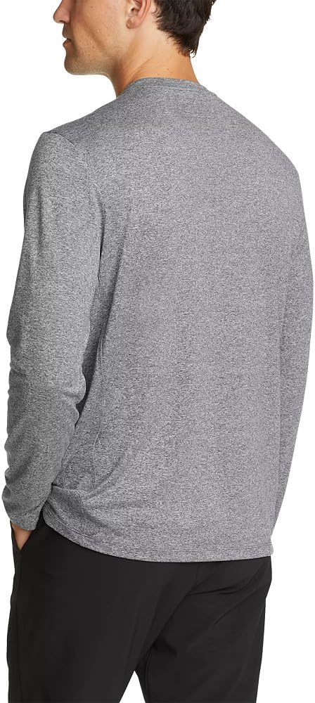 Eddie Bauer Mens HYOH LongSleeve CrewHeather Gray