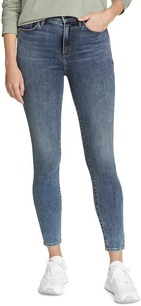 imageEddie Bauer Womens Voyager HighRise Slightly Curvy Skinny JeansCreek