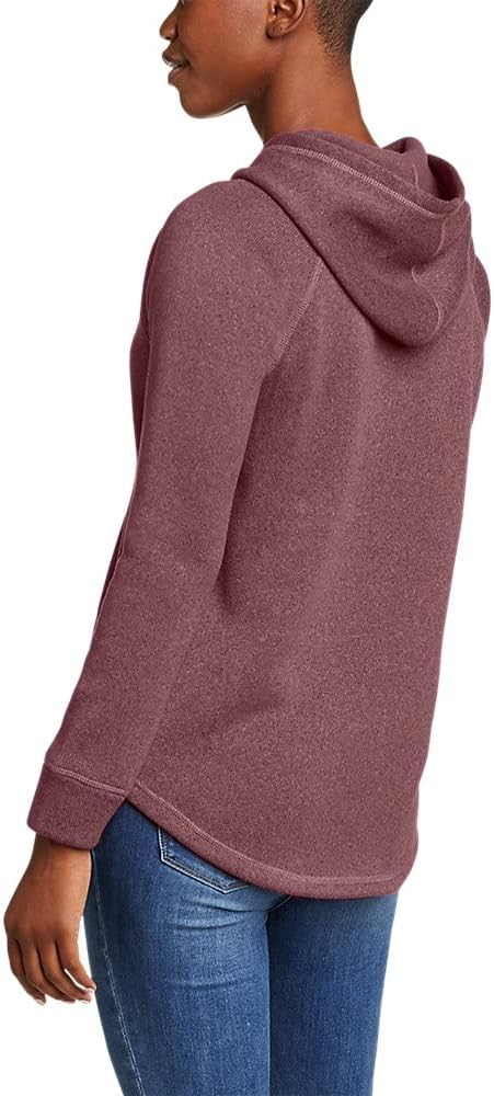 Eddie Bauer Womens Radiator Sweater Fleece HoodieDusty Violet