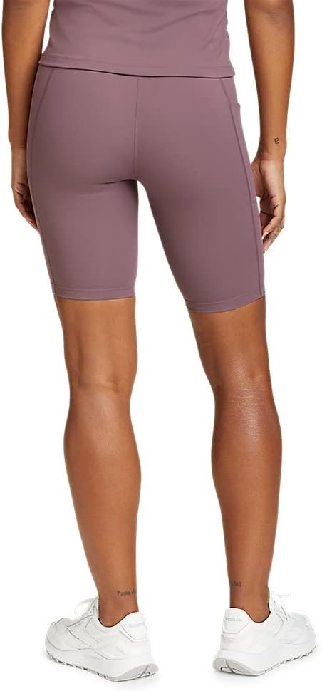 Eddie Bauer Womens Movement Lux Biker ShortsDusty Violet