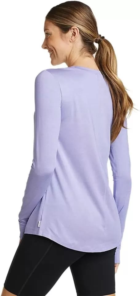 imageEddie Bauer Womens Resolution Stretch LongSleeve TShirtWisteria