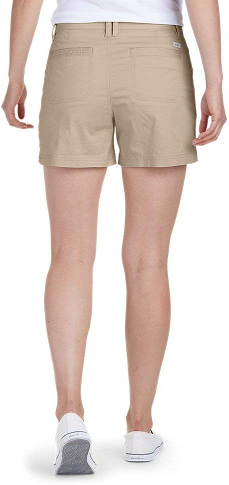 Eddie Bauer Womens Aspire Chino ShortsLight Khaki