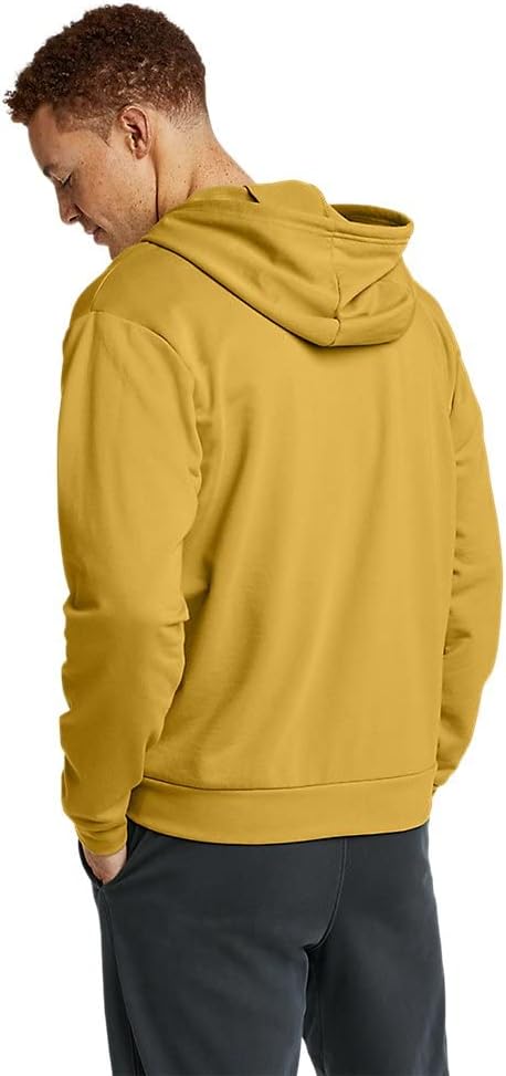 imageEddie Bauer Mens Camp Fleece LongSleeve FullZip HoodieAntique Gold