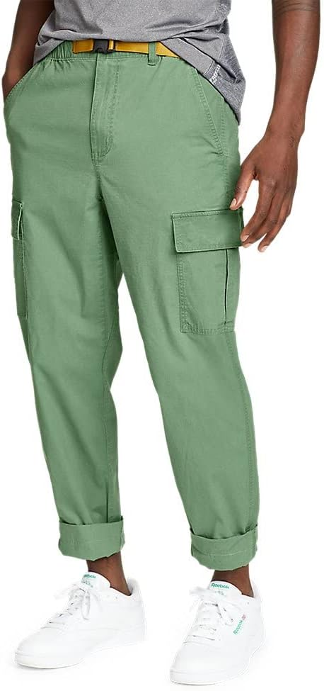 imageEddie Bauer Mens Top Out Ripstop Belted Cargo PantsIrish Green