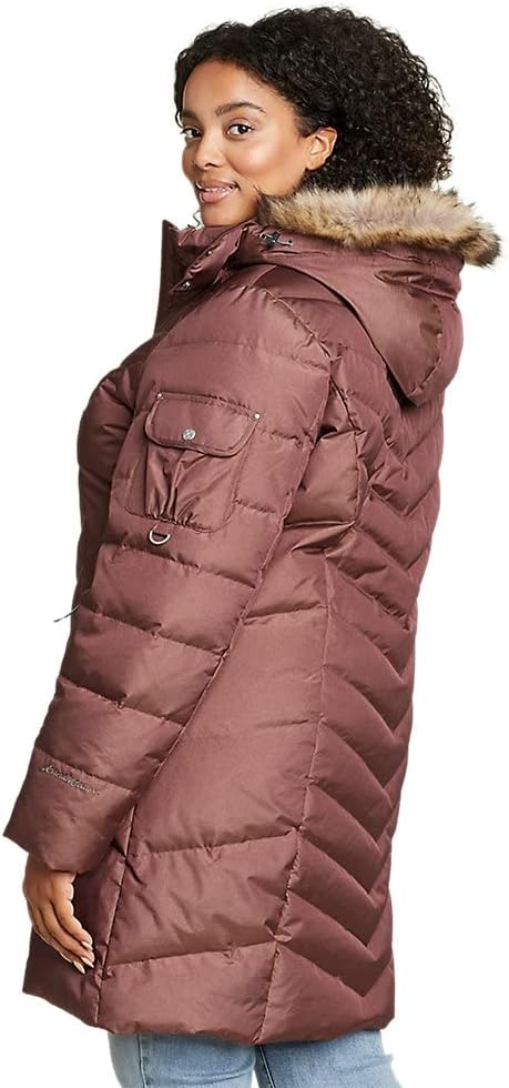 Eddie Bauer Womens Sun Valley Down ParkaPlus Misty Rose