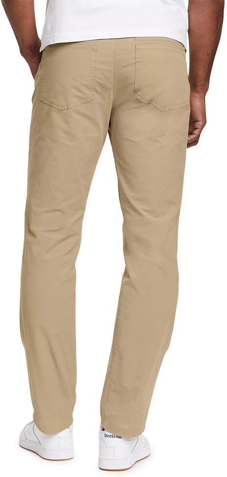 imageEddie Bauer Mens Voyager Flex FivePocket Twill PantsLight Khaki