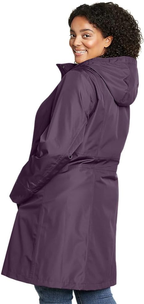 Eddie Bauer Womens Girl on the Go Trench CoatPlus Grape