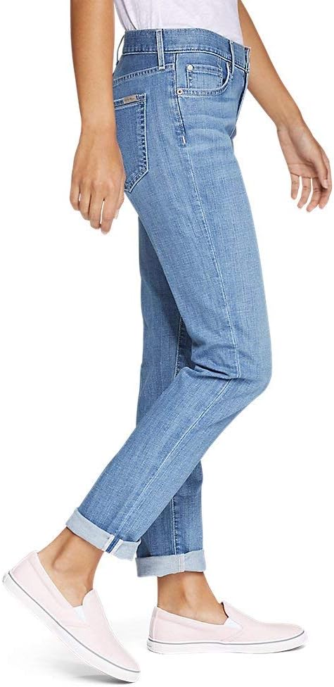 Eddie Bauer Womens Boyfriend Jeans  Slim LegRegular Pacific Wash