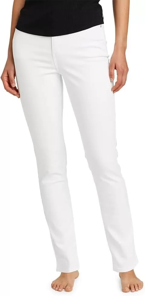 imageEddie Bauer Womens Voyager HighRise Jeans  Slim StraightWhite