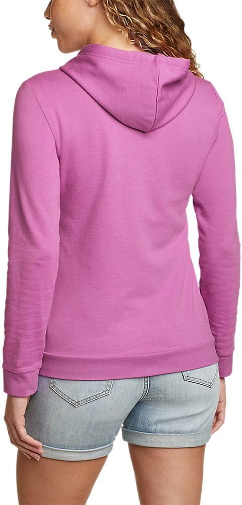 Eddie Bauer Womens Camp Fleece FullZip HoodieDeep Magenta