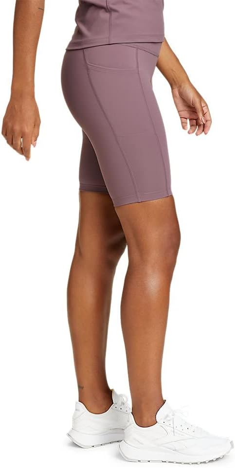 Eddie Bauer Womens Movement Lux Biker ShortsDusty Violet