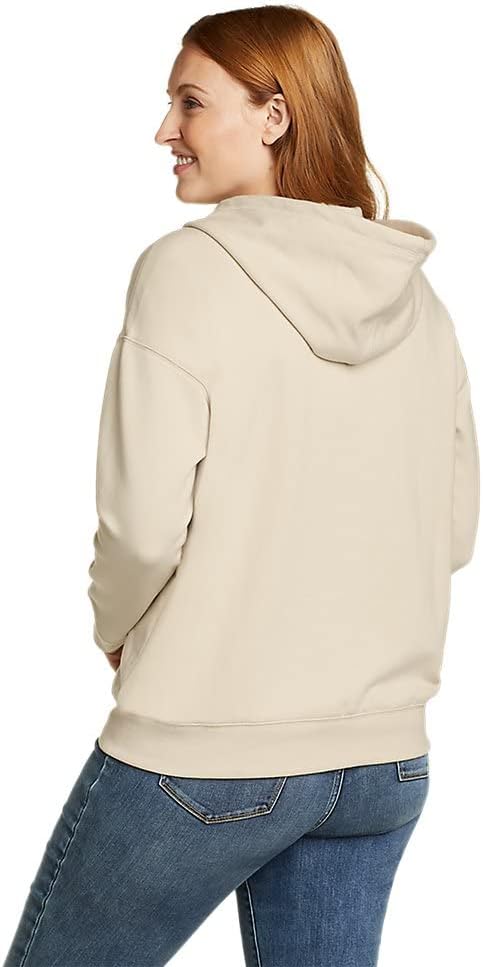 Eddie Bauer Womens Cozy Camp FullZip HoodiePetite Beige