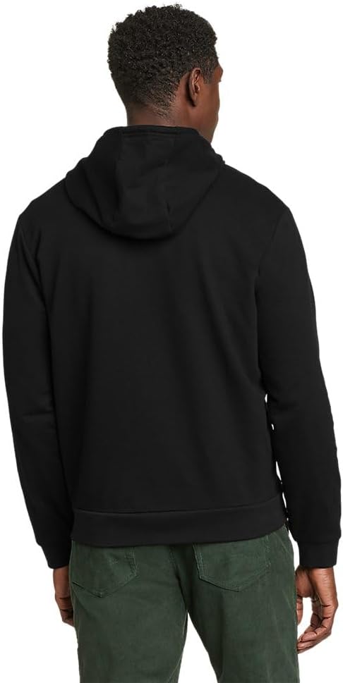 Eddie Bauer Mens Camp Fleece FullZip HoodieBlack