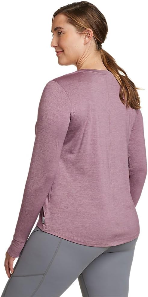 Eddie Bauer Womens Resolution LongSleeve TShirtDusty Iris