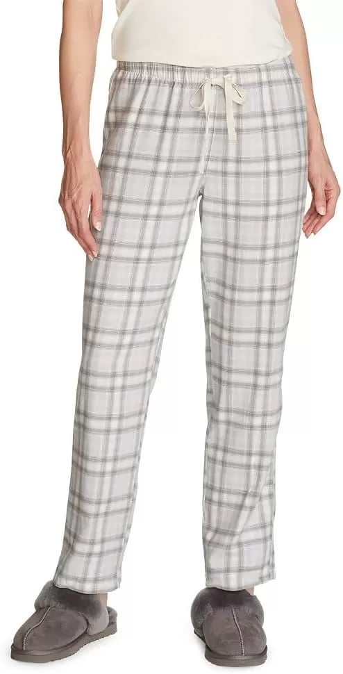 imageEddie Bauer Womens Stines Favorite Flannel Sleep PantsLt Slate