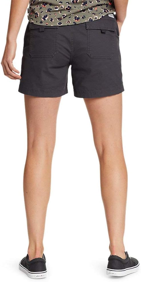 Eddie Bauer Womens Adventurer Stretch Ripstop ShortsPlus Carbon