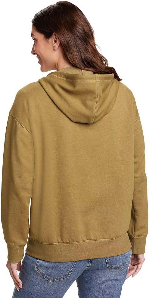 imageEddie Bauer Womens Cozy Camp Full Zip Long Sleeve HoodieDk Tan