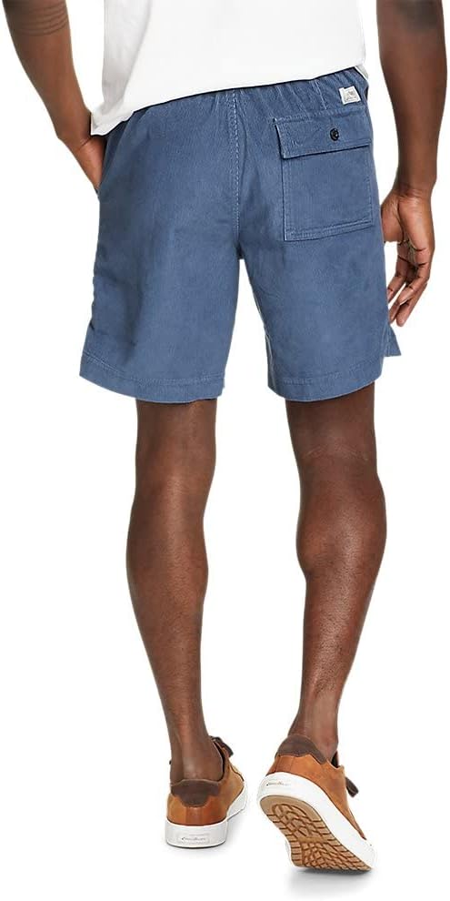 Eddie Bauer Mens Faultline Corduroy ShortsDusted Indigo