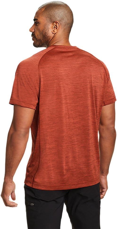 Eddie Bauer Mens Resolution ShortSleeve TShirtRed Clay