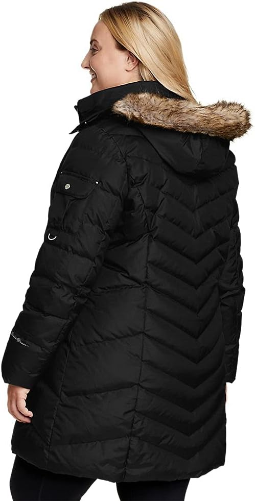 Eddie Bauer Womens Sun Valley Down ParkaPlus Black