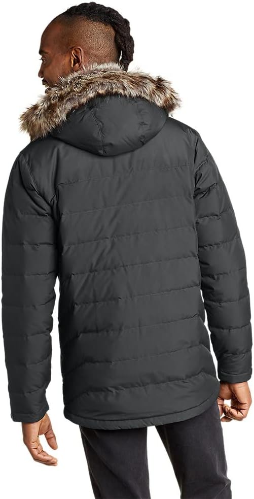 Eddie Bauer Mens Boundary Pass Down ParkaDark Smoke