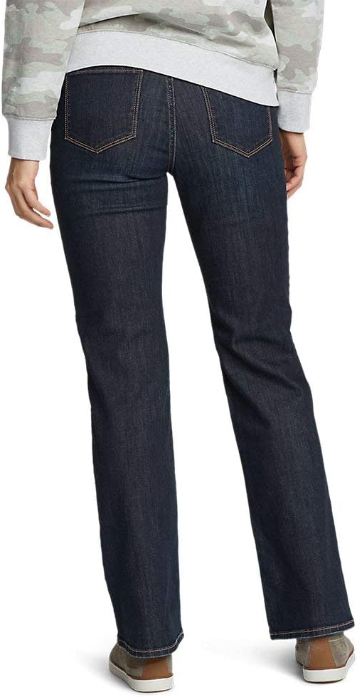 Eddie Bauer Womens Voyager HighRise BootCut Jeans  CurvyTall Dk Indigo