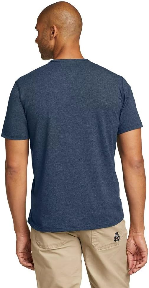 Eddie Bauer Mens Adventurer ShortSleeve TShirtMedium Indigo