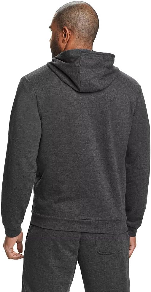 imageEddie Bauer Mens Camp Fleece LongSleeve FullZip HoodieHeather Gray