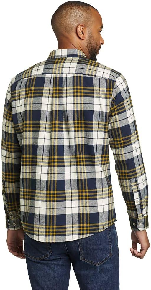 imageEddie Bauer Mens Favorite Classic Fit FlannelPlaidNordic