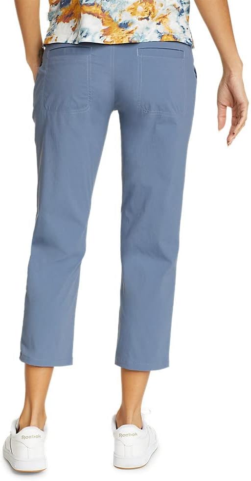 Eddie Bauer Womens Horizon HighRise Cropped PantsRegular Blue Haze