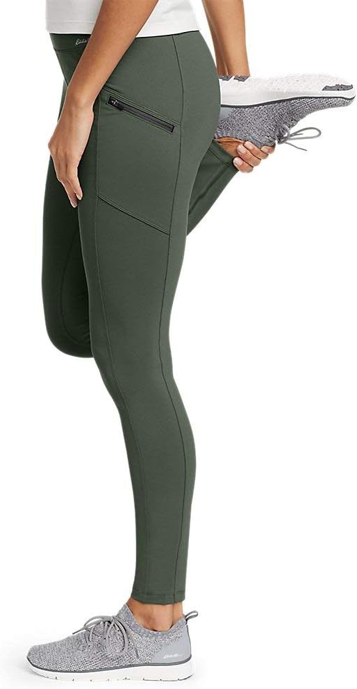 Eddie Bauer Womens Traverse Trail HighRise LeggingsRegular Dk Loden