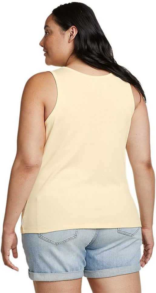 Eddie Bauer Womens Favorite ScoopNeck Tank Top  SolidPlus Sorbet