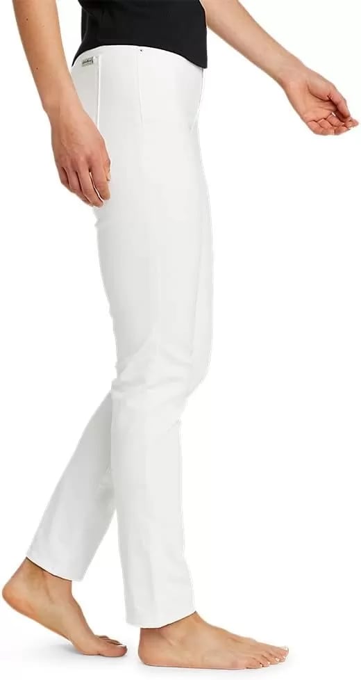 imageEddie Bauer Womens Voyager HighRise Jeans  Slim StraightWhite